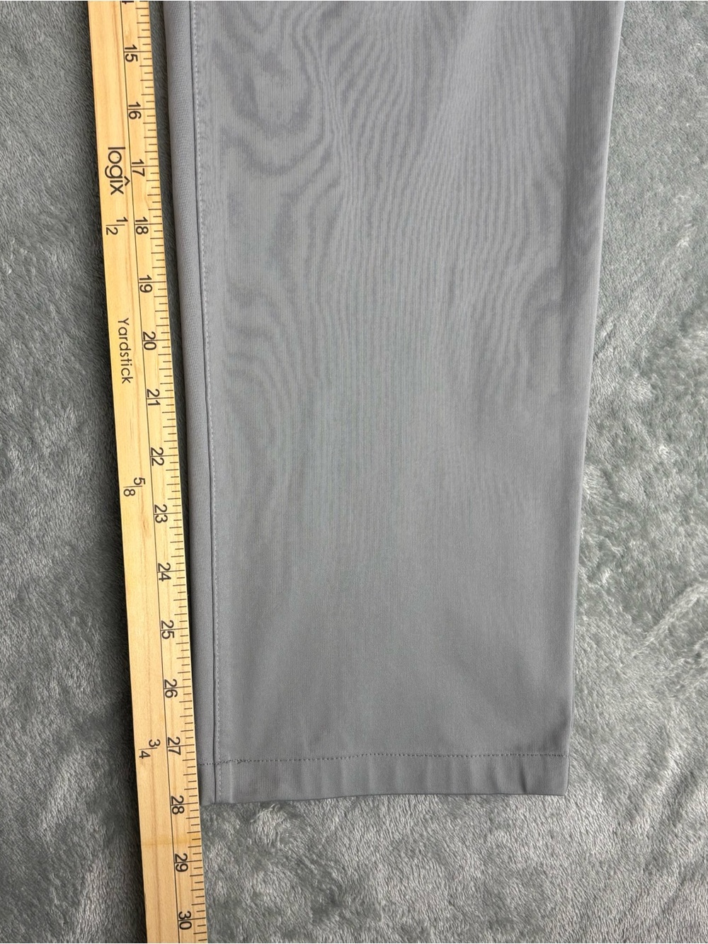 Rhone Commuter Slim Pants Mens 36 Gray Technical Stretch 36X28 Flaw - Picture 13 of 16